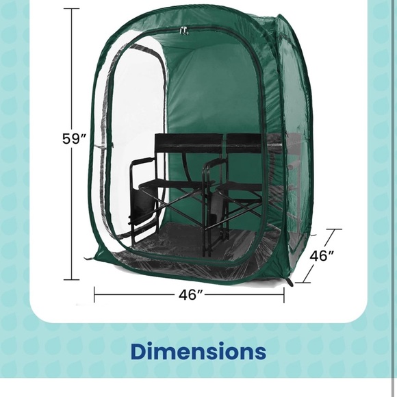 WeatherPod – The Original Xxl 1-2 Person Pod – Pop-Up Weather Pod, - Picture 3 of 5